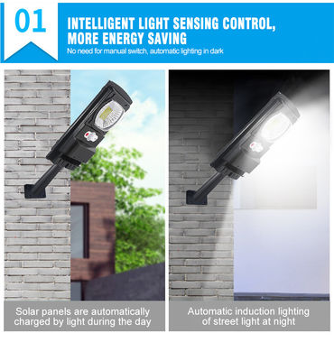 6500K 12v Dc 100W LED Solar Powered Street Light 110lm / W Korzystanie z domu