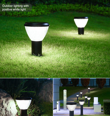35/65/85 CM LED Solar Garden Light ze stali nierdzewnej 6500 LM Ściemniacz pomocniczy
