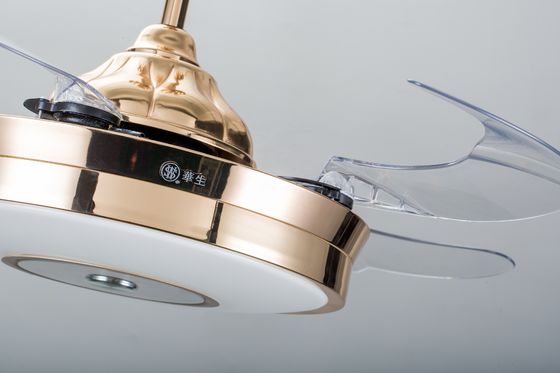 Bezłopatkowy wentylator sufitowy 5250lm 70W 42-calowy chowany z pilotem