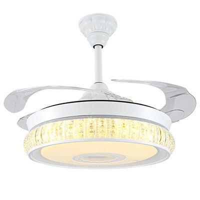 70-watowa nowoczesna chowana lampa sufitowa z wentylatorem
