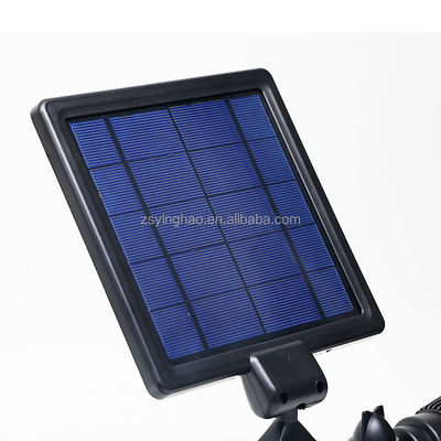 12 diod LED 20-600 lumenów Solarny czujnik ruchu Spotlight Dual Head Solar Spotlight