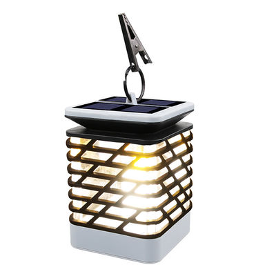 6000K 20LM Zasilane energią słoneczną dekoracyjne wiszące latarnie Patio Walkway Lights