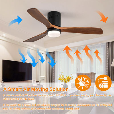 Industrial Style 65 watowy wentylator sufitowy z drewnianym ostrzem 90lm / w 120v lampa sufitowa