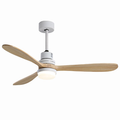 EMC Home Hotel 220v 1320MM Drewniany wentylator sufitowy Light Trzy prędkości Dostosowane