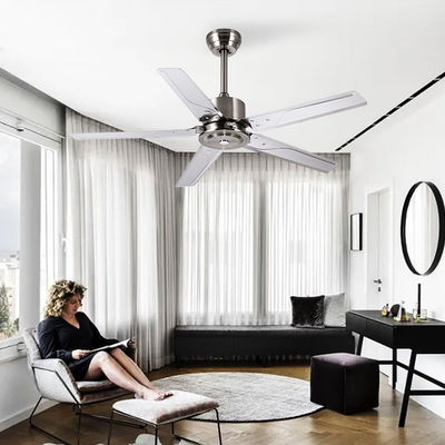 Loft Style 52-calowy 110VAC Metal Blade Cokole Wentylator sufitowy Ustawianie czasu RF Pilot zdalnego sterowania