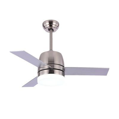 65W 3000K 36-calowy wentylator sufitowy Light Iron 3 Blade Metalowy wentylator sufitowy