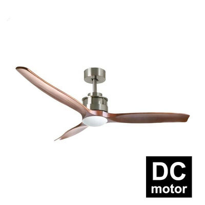 Decor Livingroom 40w 52-calowy drewniany wentylator sufitowy Light 3 Blades DC Motor