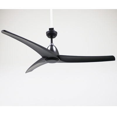 Czarny / Nickel litego drewna Wentylacja sufitowa 60 Inch Pilot Home / komercyjne Używane
