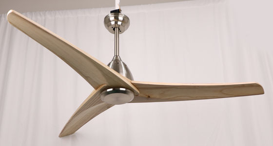 Czarny / Nickel litego drewna Wentylacja sufitowa 60 Inch Pilot Home / komercyjne Używane