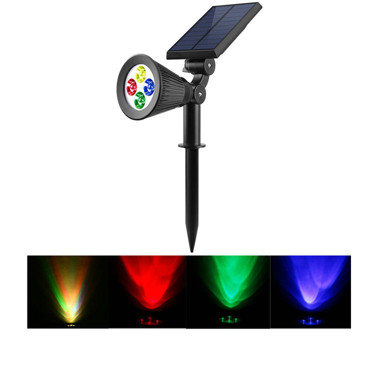 5000K zmieniające kolor RGB światła słonecznego krajobrazu IP44 200 lumenów światła słonecznej ścieżki