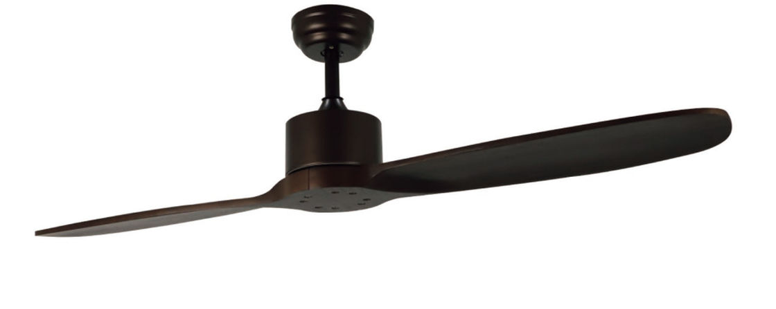52 &quot;Z litego drewna Moc 220v DC Motor Coffee Pilot zdalnego sterowania Sufitowy wentylator światła
