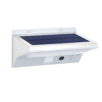 IP65 6000-6500K Zewnętrzna lampa ścienna LED Solar Sensor 3,7 V z aluminiową podstawą