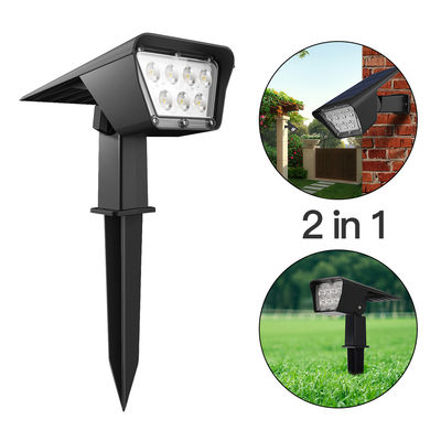 20000 godzin 300lm Zewnętrzna lampa ogrodowa LED Solar Kąt świecenia 180 stopni