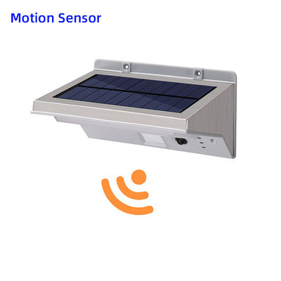 100lm / W 6000K 5V LED Solar Sensor Kinkiet Zasilany energią słoneczną Pir Outdoor Lights